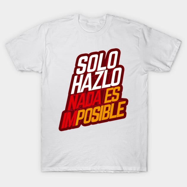 Nothing is impossible t shirt clearance